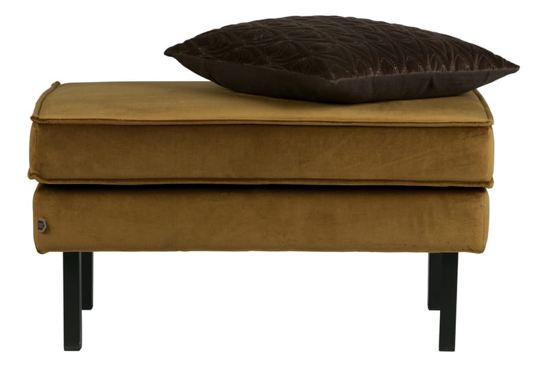 Lissbon Fotpall Sammet - Honungsgul - Möbler - Stolar & fåtöljer - Pall & puff - Fotpall