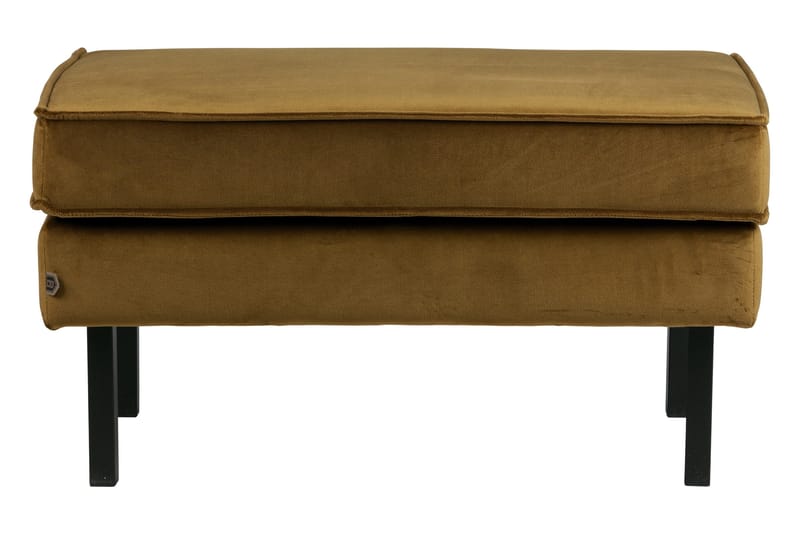 Lissbon Fotpall Sammet - Honungsgul - Möbler - Stolar & fåtöljer - Pall & puff - Fotpall