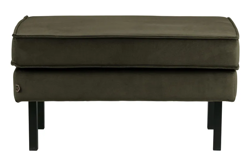 Lissbon Fotpall Sammet - Mörkgrön - Möbler - Stolar & fåtöljer - Pall & puff - Fotpall
