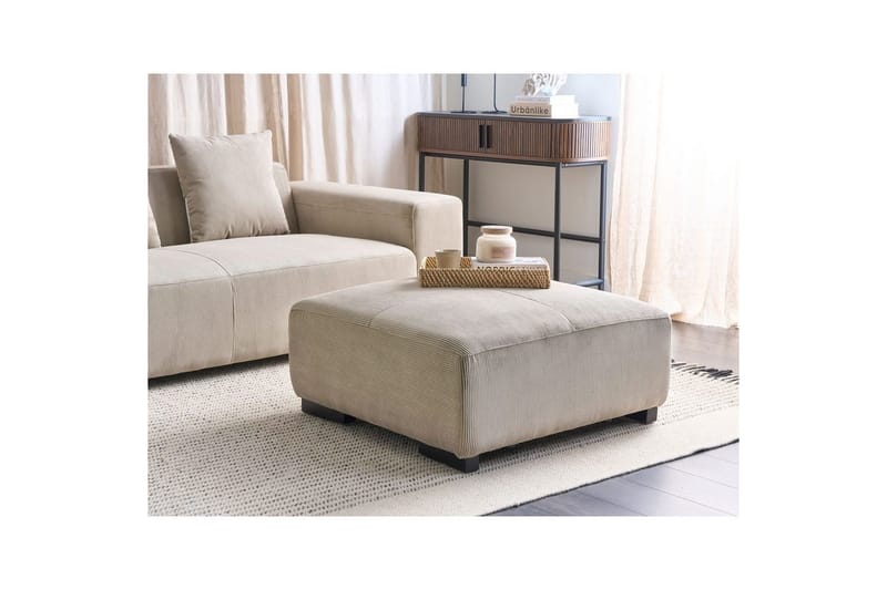Fotpall Lungo Beige - Beige - Möbler - Stolar & fåtöljer - Pall & puff - Fotpall