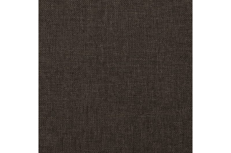 Fotpall mörkbrun 78x56x32 cm tyg - Mörkbrun - Fotpall