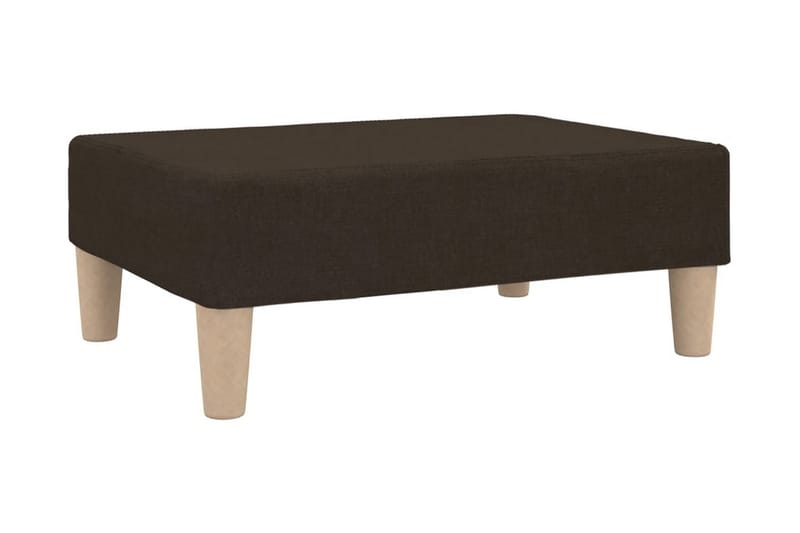 Fotpall mörkbrun 78x56x32 cm tyg - Mörkbrun - Möbler - Stolar & fåtöljer - Pall & puff - Fotpall