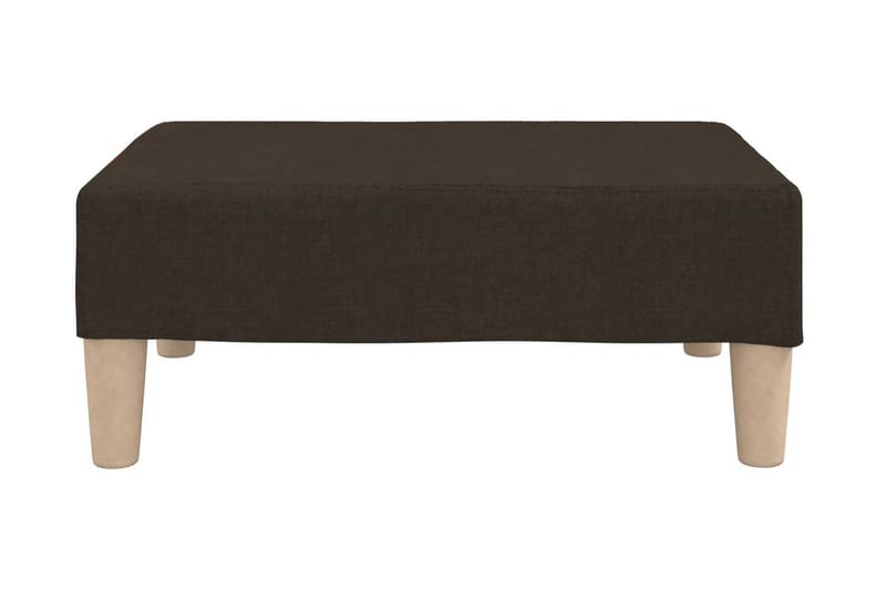 Fotpall mörkbrun 78x56x32 cm tyg - Mörkbrun - Möbler - Stolar & fåtöljer - Pall & puff - Fotpall