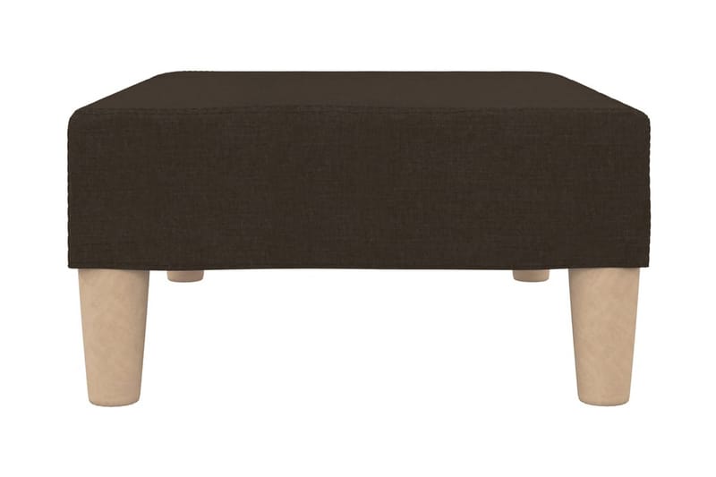 Fotpall mörkbrun 78x56x32 cm tyg - Mörkbrun - Möbler - Stolar & fåtöljer - Pall & puff - Fotpall