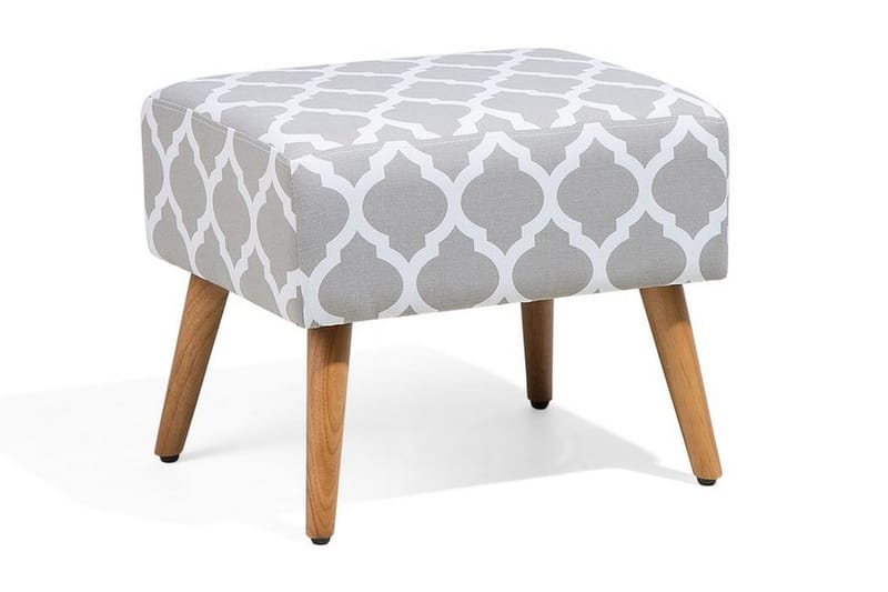 Manteo Fotpall 39|50 cm - Grå - Möbler - Stolar & fåtöljer - Pall & puff - Fotpall