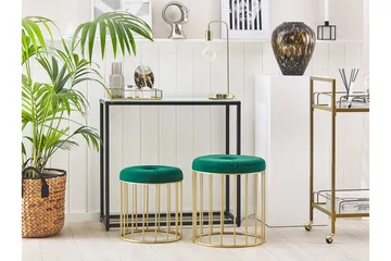 Mattila Fotpall 2-pack - Grön - Möbler - Stolar & fåtöljer - Pall & puff - Fotpall