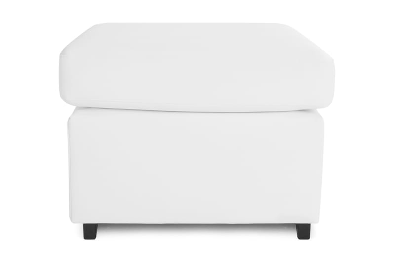 Memphis Fotpall 70x60 cm Bonded Läder - Vit - Möbler - Stolar & fåtöljer - Pall & puff - Fotpall