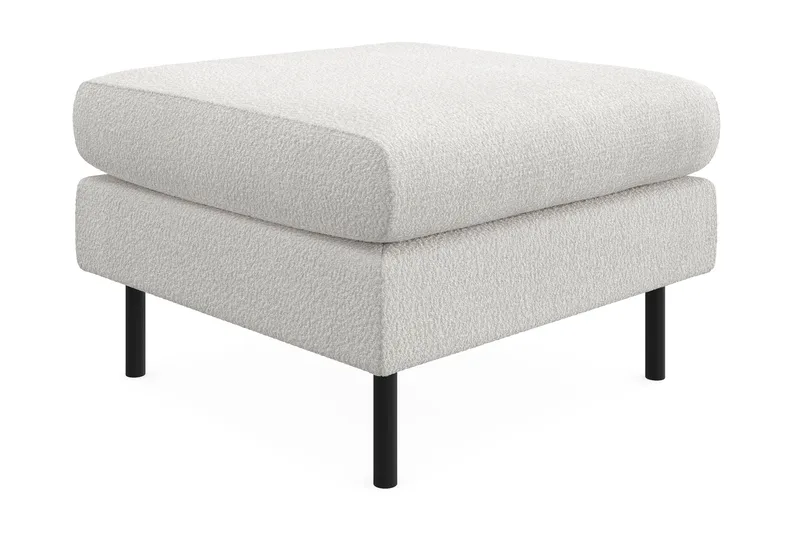 Menard Compact Fotpall 68 cm - Vit - Möbler - Stolar & fåtöljer - Pall & puff - Fotpall