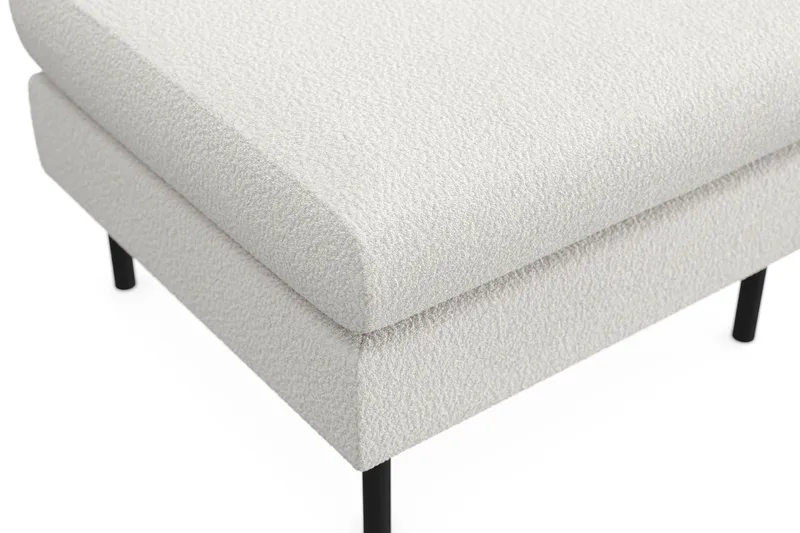 Menard Compact Fotpall 68 cm - Vit - Möbler - Stolar & fåtöljer - Pall & puff - Fotpall