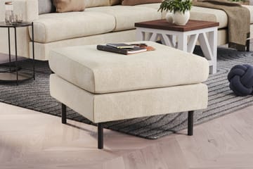 Menard Compact Fotpall 68 cm - Vit - Möbler - Stolar & fåtöljer - Pall & puff - Fotpall