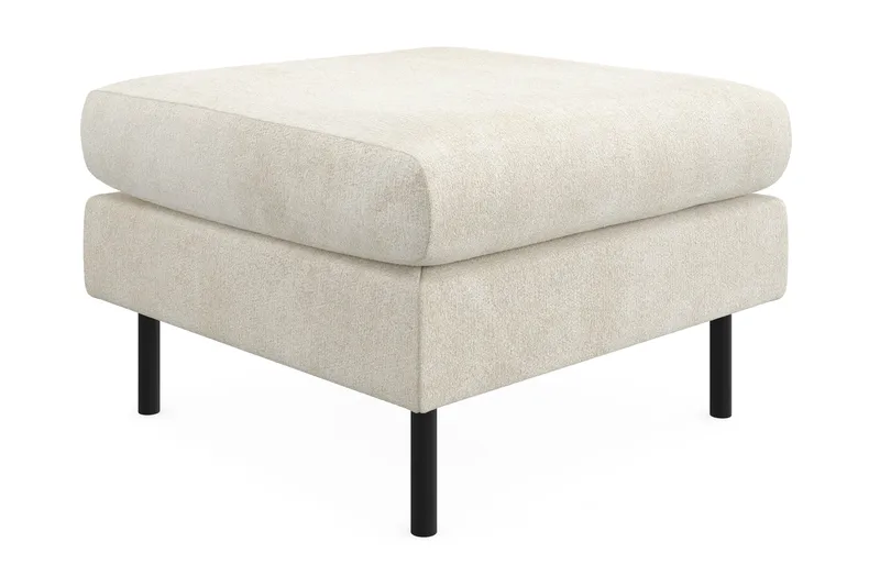 Menard Compact Fotpall 68 cm - Vit - Möbler - Stolar & fåtöljer - Pall & puff - Fotpall