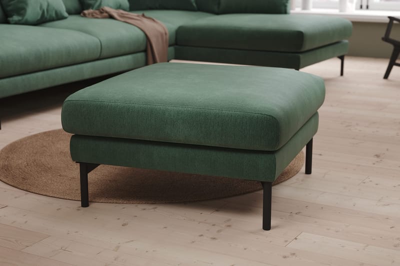 Menard Fotpall - Grön - Möbler - Stolar & fåtöljer - Pall & puff - Fotpall