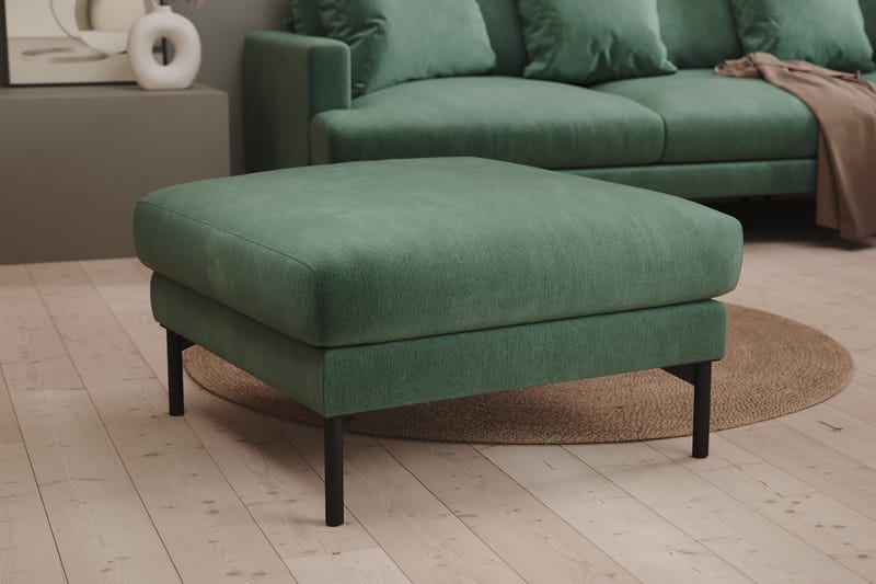 Menard Fotpall - Grön - Möbler - Stolar & fåtöljer - Pall & puff - Fotpall