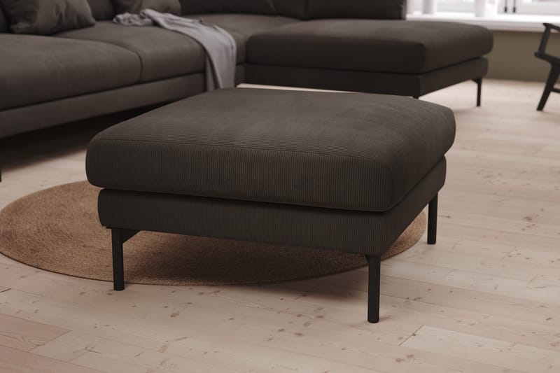 Menard Fotpall - Mörkgrå - Möbler - Stolar & fåtöljer - Pall & puff - Fotpall