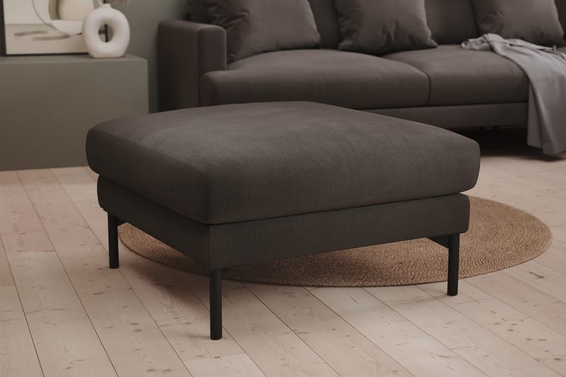 Menard Fotpall - Mörkgrå - Möbler - Stolar & fåtöljer - Pall & puff - Fotpall