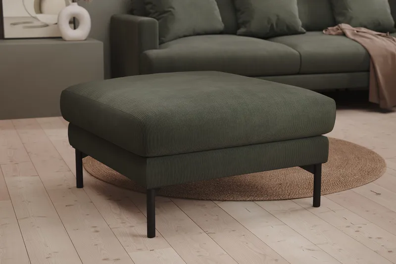 Menard Fotpall - Mörkgrön - Möbler - Stolar & fåtöljer - Pall & puff - Fotpall