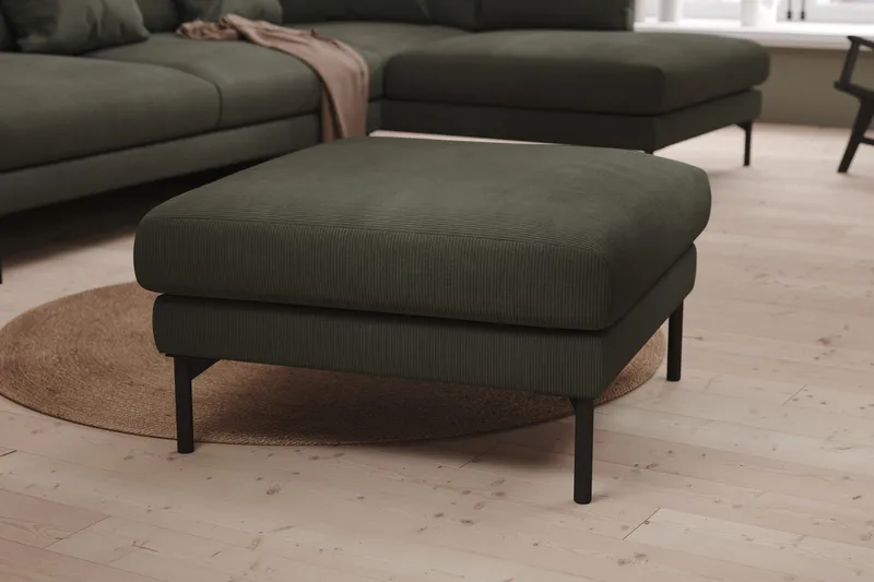 Menard Fotpall - Mörkgrön - Möbler - Stolar & fåtöljer - Pall & puff - Fotpall