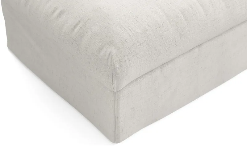 Menard Fotpall Tvättbar & avtagbar klädsel - Beige - Möbler - Stolar & fåtöljer - Pall & puff - Fotpall