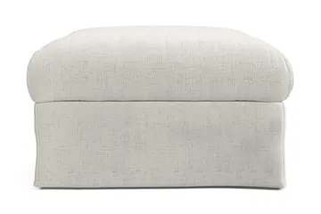 Menard Fotpall Tvättbar & avtagbar klädsel - Beige - Möbler - Stolar & fåtöljer - Pall & puff - Fotpall