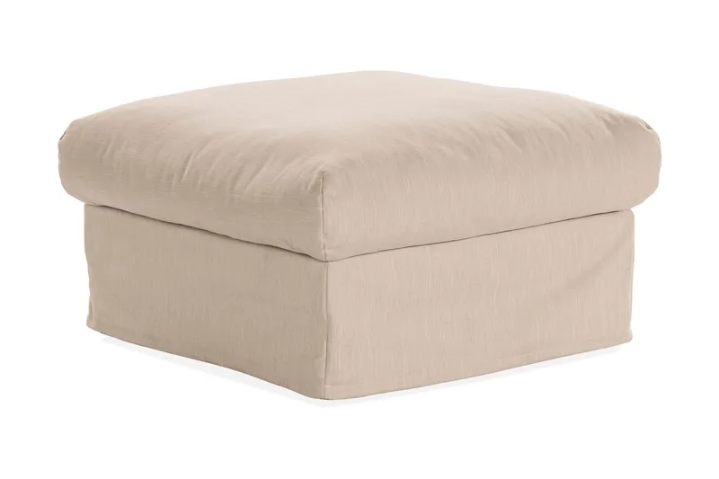Menard Fotpall Tvättbar & avtagbar klädsel, Beige