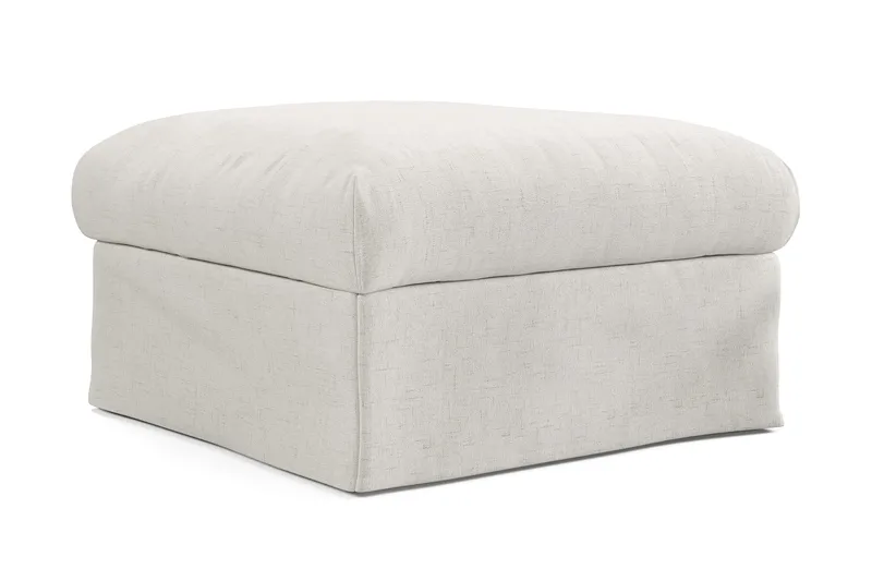 Menard Fotpall Tvättbar & avtagbar klädsel - Beige - Möbler - Stolar & fåtöljer - Pall & puff - Fotpall