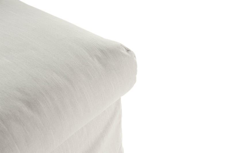 Menard Fotpall Tvättbar & avtagbar klädsel - Linnebeige - Möbler - Stolar & fåtöljer - Pall & puff - Fotpall