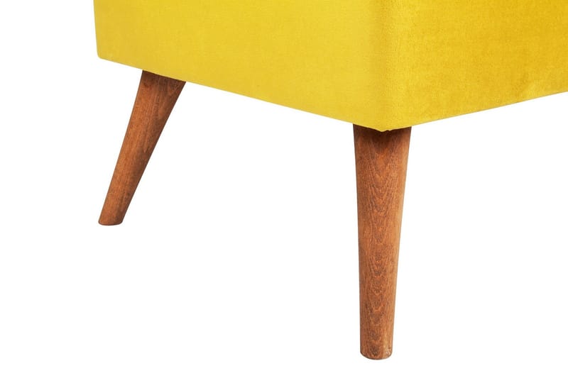 Mostert Fotpall - Gul - Möbler - Stolar & fåtöljer - Pall & puff - Fotpall