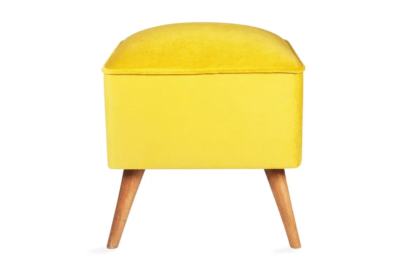 Mostert Fotpall - Gul - Möbler - Stolar & fåtöljer - Pall & puff - Fotpall