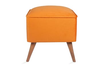 Mostert Fotpall - Orange - Möbler - Stolar & fåtöljer - Pall & puff - Fotpall