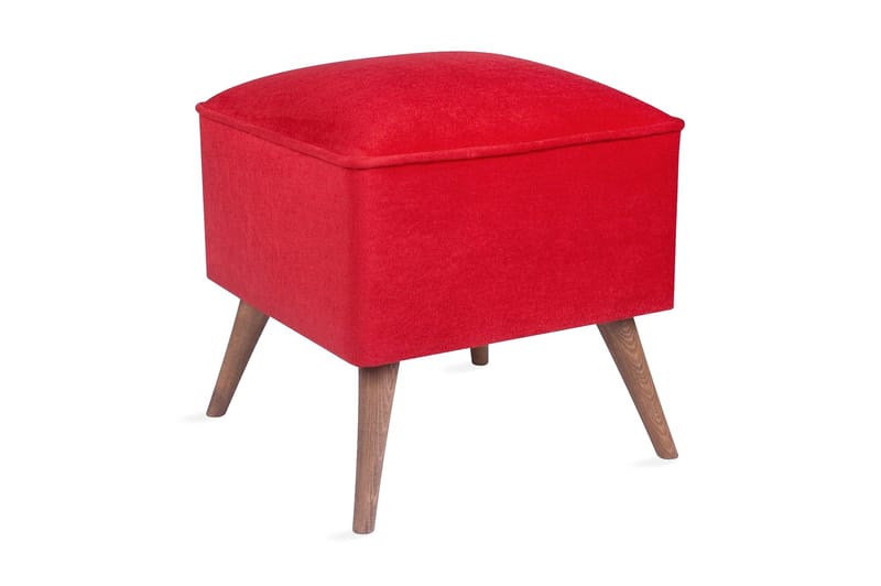 Mostert Fotpall - Röd - Möbler - Stolar & fåtöljer - Pall & puff - Fotpall