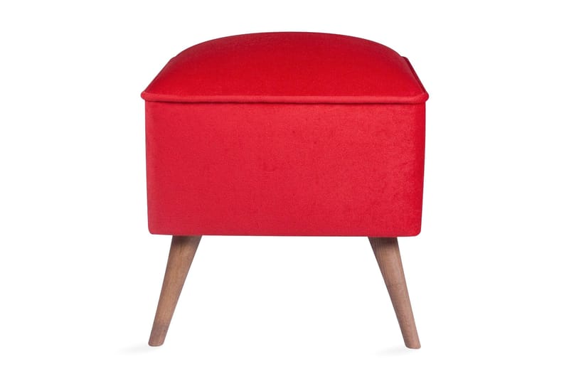 Mostert Fotpall - Röd - Möbler - Stolar & fåtöljer - Pall & puff - Fotpall
