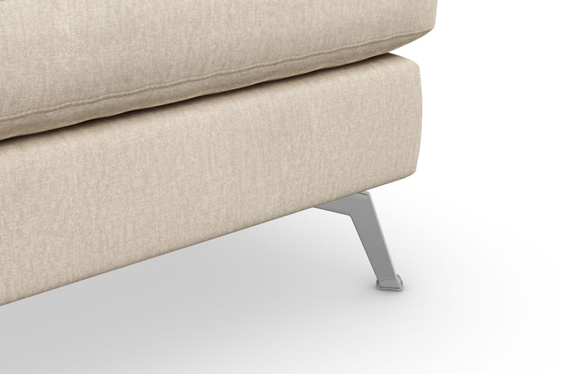 Ocean Lyx Fotpall - Beige/Sammet - Möbler - Stolar & fåtöljer - Pall & puff - Fotpall