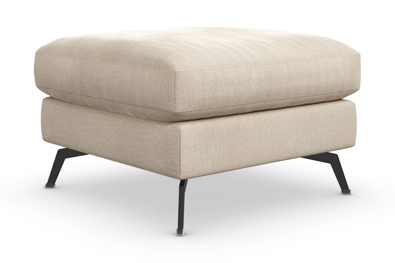 Ocean Lyx Fotpall - Beige/Sammet - Möbler - Stolar & fåtöljer - Pall & puff - Fotpall