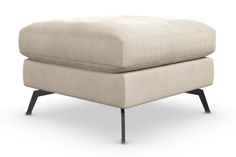 Ocean Lyx Fotpall - Beige/Sammet - Möbler - Stolar & fåtöljer - Pall & puff - Fotpall