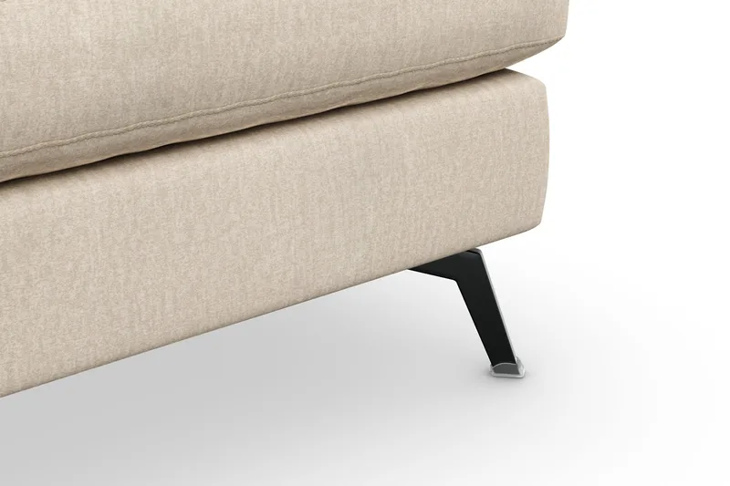 Ocean Lyx Fotpall - Beige/Sammet - Möbler - Stolar & fåtöljer - Pall & puff - Fotpall