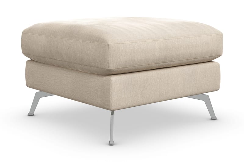 Ocean Lyx Fotpall - Beige/Sammet - Möbler - Stolar & fåtöljer - Pall & puff - Fotpall