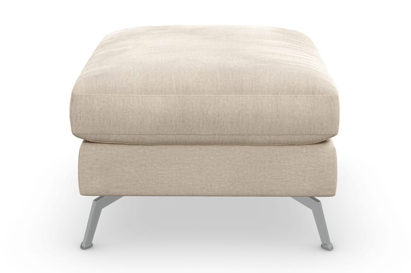 Ocean Lyx Fotpall - Beige/Sammet - Möbler - Stolar & fåtöljer - Pall & puff - Fotpall