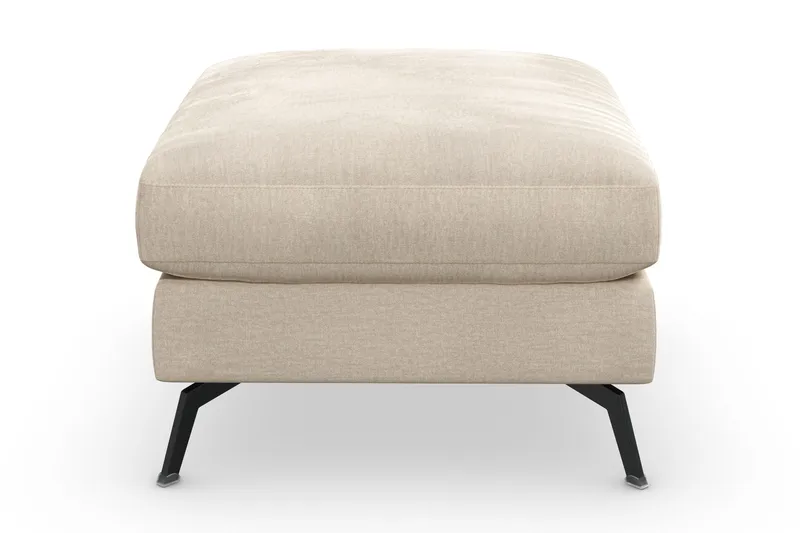 Ocean Lyx Fotpall - Beige/Sammet - Möbler - Stolar & fåtöljer - Pall & puff - Fotpall