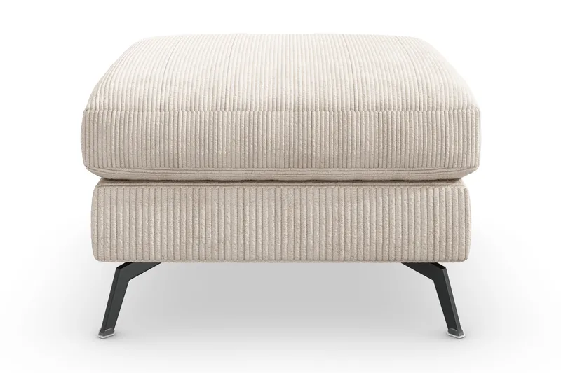 Ocean Lyx Fotpall - Beige/Svart - Möbler - Stolar & fåtöljer - Pall & puff - Fotpall
