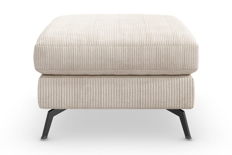 Ocean Lyx Fotpall - Beige/Svart - Möbler - Stolar & fåtöljer - Pall & puff - Fotpall