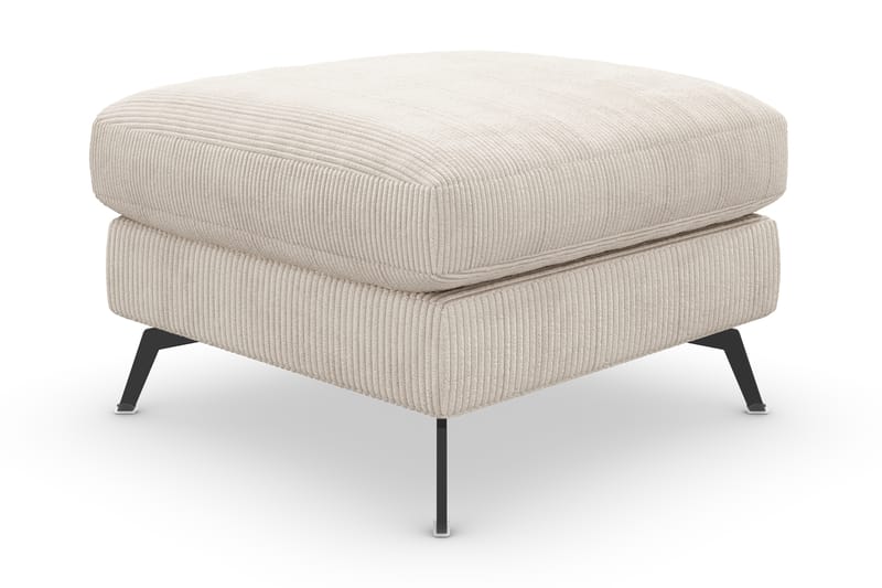 Ocean Lyx Fotpall - Beige/Svart - Möbler - Stolar & fåtöljer - Pall & puff - Fotpall