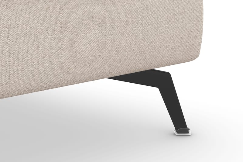 Ocean Lyx Fotpall - Beige/Svart - Möbler - Stolar & fåtöljer - Pall & puff - Fotpall