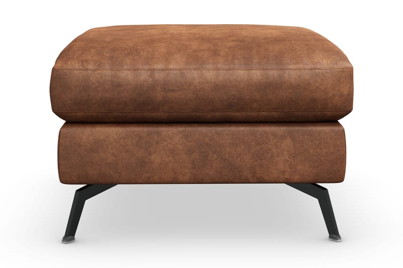 Ocean Lyx Fotpall - Brun/Läder - Möbler - Stolar & fåtöljer - Pall & puff - Fotpall