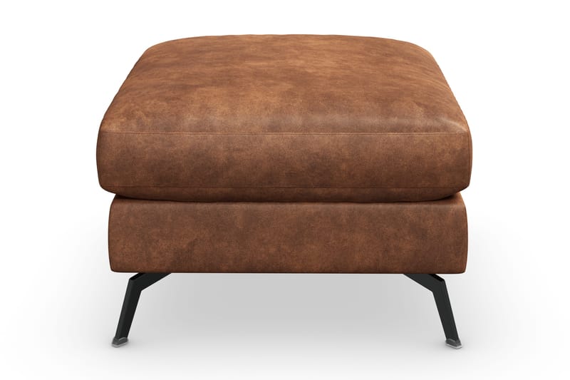 Ocean Lyx Fotpall - Brun/Läder - Möbler - Stolar & fåtöljer - Pall & puff - Fotpall