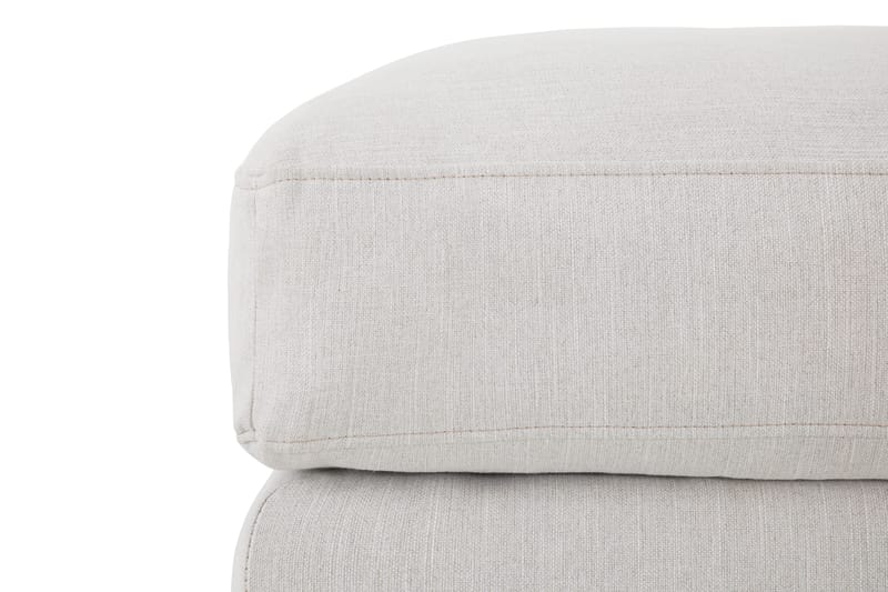 Ocean Lyx Fotpall - Linnebeige , Krom Ben - Möbler - Stolar & fåtöljer - Pall & puff - Fotpall