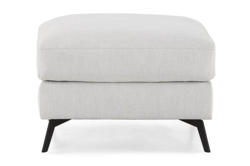 Ocean Lyx Fotpall - Linnebeige , Svarta Ben - Möbler - Stolar & fåtöljer - Pall & puff - Fotpall