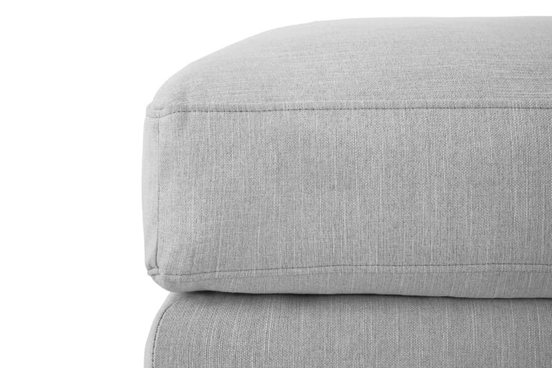 Ocean Lyx Fotpall - Linnegrå, Svarta Ben - Möbler - Stolar & fåtöljer - Pall & puff - Fotpall