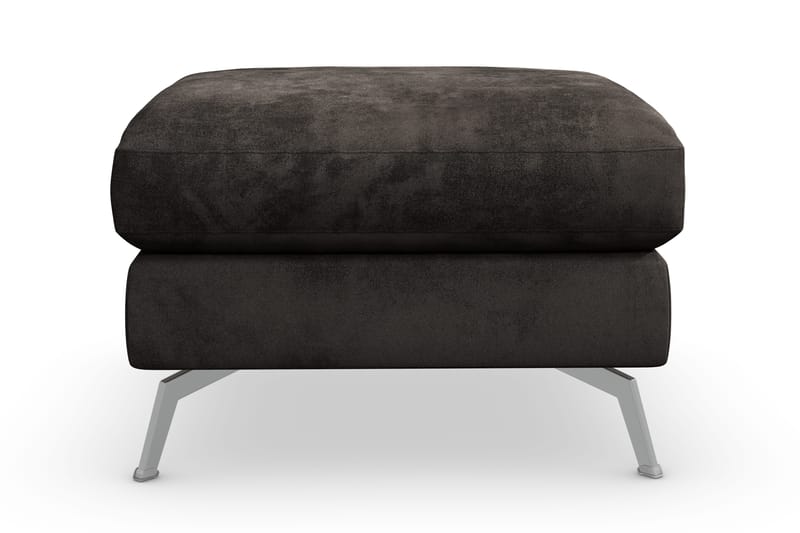 Ocean Lyx Fotpall - Mörkgrå/Sammet - Möbler - Stolar & fåtöljer - Pall & puff - Fotpall