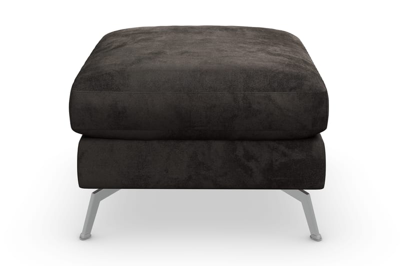 Ocean Lyx Fotpall - Mörkgrå/Sammet - Möbler - Stolar & fåtöljer - Pall & puff - Fotpall