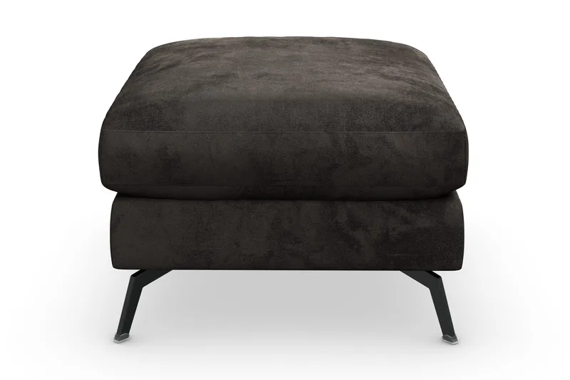 Ocean Lyx Fotpall - Mörkgrå/Sammet - Möbler - Stolar & fåtöljer - Pall & puff - Fotpall